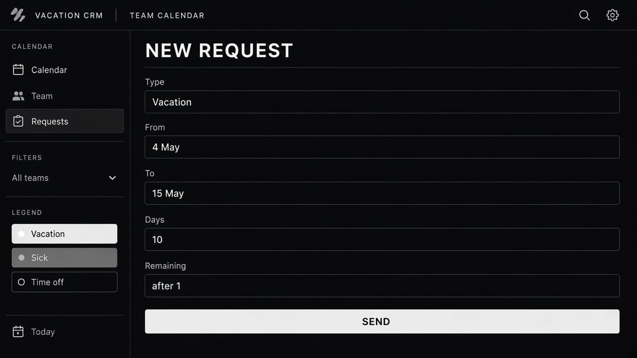 Request with remaining-days check